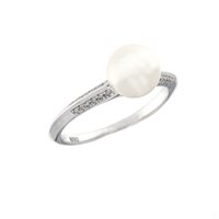 Anello Gazzola Donna PERLE in Oro bianco Perla CSFROT8658P-NG GSI - CSFROT8658P-NG GSI